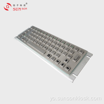 Fikun Keyboard Irin pẹlu Bọọlu Track